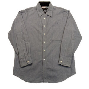 Vintage 1994 IMUS Flannel Shirt XL Men's Auto Body Express Santa Fe USA Grey